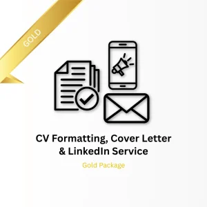 CV Formatting + Cover Letter + LinkedIn